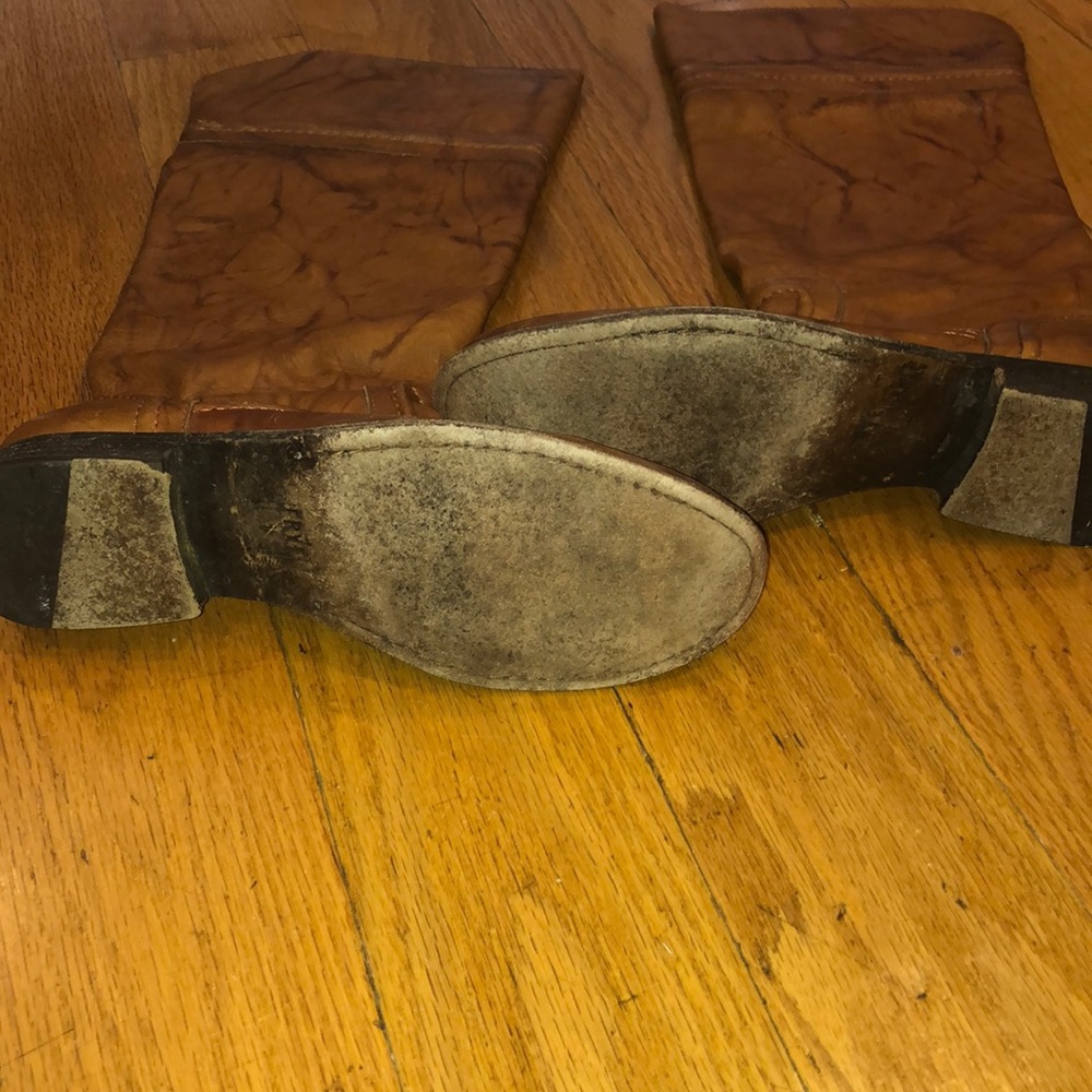 Frye Tall Brown Boots - Picture 2 of 5